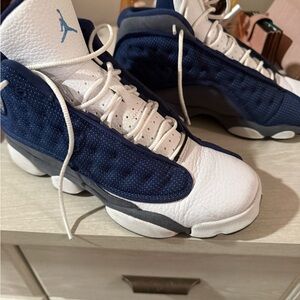 Jordan Sneakers in White and Blue